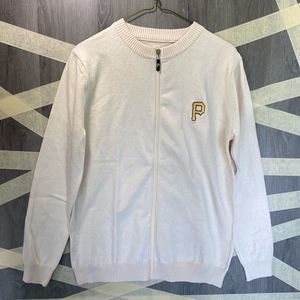 Pittsburgh Pirates MLB Full Zip Sweater NWOT Promo SGS Size Small